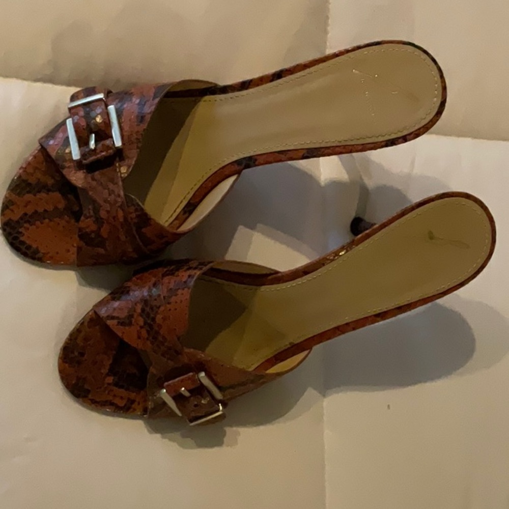 Brian Atwood snake sandals